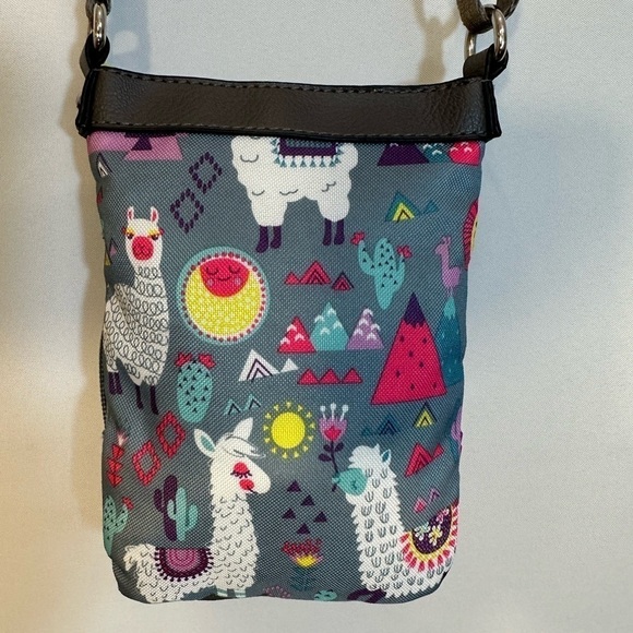 Lily Bloom Gay Crossbody Purse Llame Themed Zipper Strap Travel Eco Pockets S - Picture 6 of 16